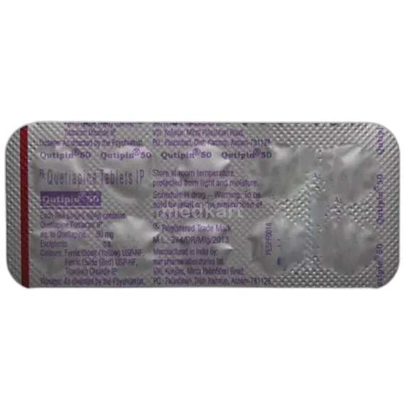 qutipin 50mg tablet 10's